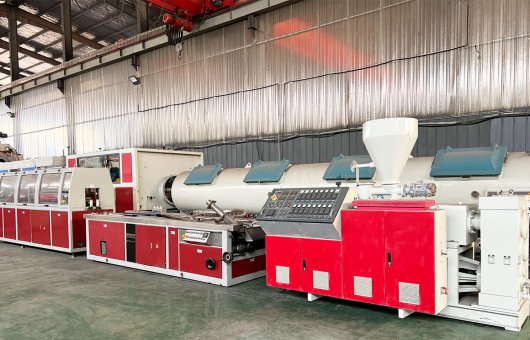 Used 65-132 PVC WPC Plastic Profile Extrusion Machinery