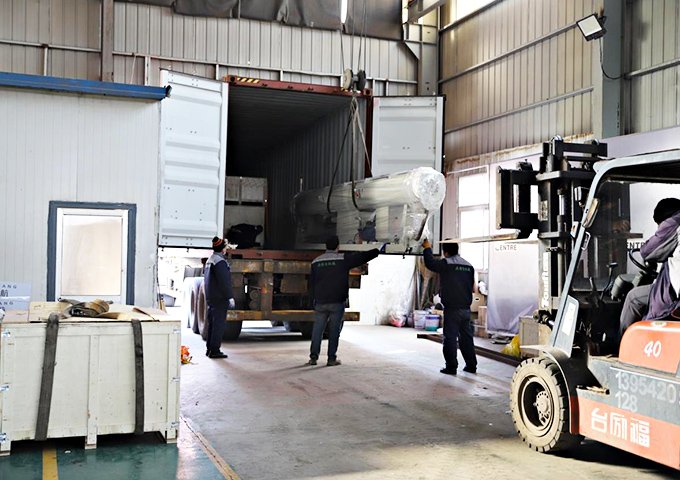 Ship The PVC Pipe Extrusion Line