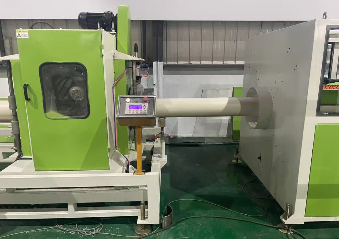 Testing Second-hand PVC Pipe Extrusion Line
