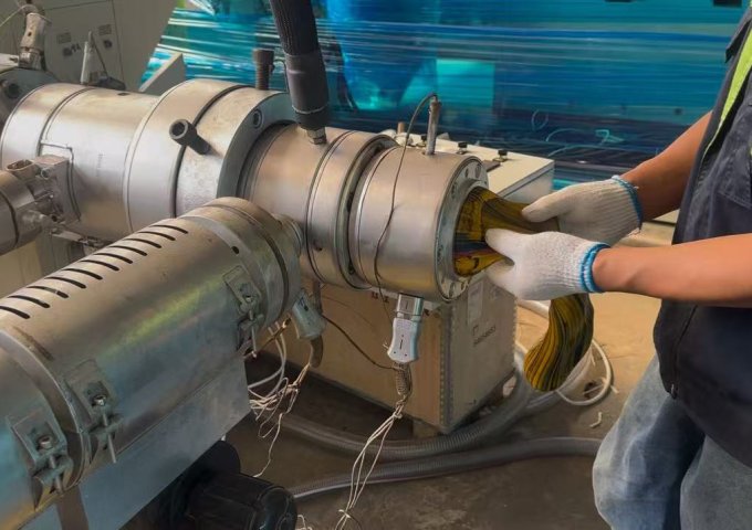 Tested Refurbished Used 110mm PE Pipe Extrusion Line